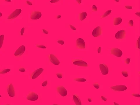 Red blood cells seamless pattern. Blood clot under the microscope, erythrocyt Stock Illustration