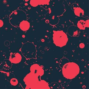 Red blot seamless pattern Stock Illustration