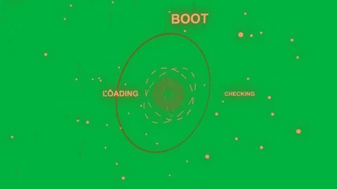 Red blotch emerging on transparent bg, radar rings pulsing rotating, tags BOOT Stock Footage 329548384