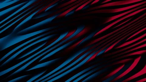 Red Blue Abstract Background Video, Wave Motion Background Loop Stock Footage 232387158