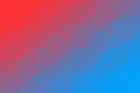 Red &amp; Blue Abstract Geometric Gradient Polygonal Background Vector Stock Illustration