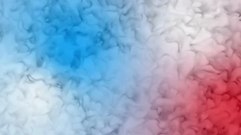 Red, blue and white gradient animated smoke background. Seamless loop. Stock Footage 171769013