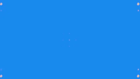 Red with blue and yellow equalizer VJ loop background animation0001-0240 Stock Footage 343863772