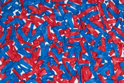 Red &amp; Blue Balloons 写真素材