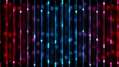 Red Blue bokeh particles glitter awards dust gradient abstract background Stock Footage 280332757