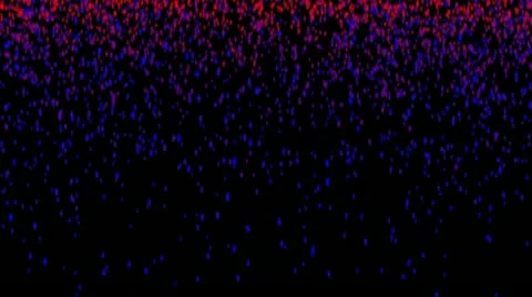 Red to Blue Confetti Video stock 11693394