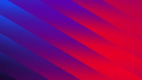 Red Blue Diagonal Gradient Stripes Abstract Seamless Loop Background 4K Stock Footage 333559771