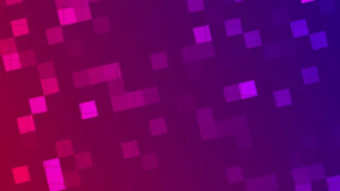 Red blue digital futuristic background with abstract squares, seamless loop Stock Footage 310047743