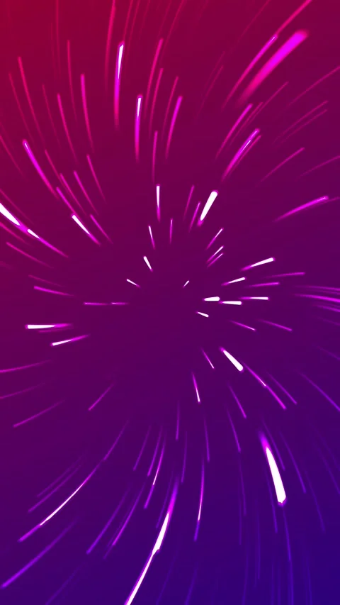 Red blue galaxy background with glowing light burst and scattered star 库存影片 313086906