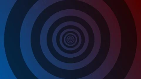 Red blue gradient seamless zoom out abstract background Stock Illustration