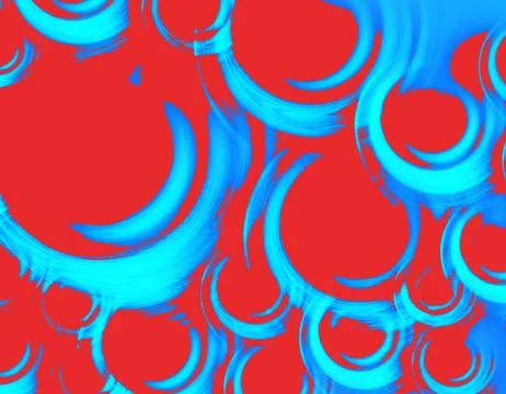 Red blue grainy gradient background with glowing light soft noise texture b.. Stock Photos