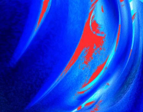 Red blue grainy gradient background with glowing light soft noise texture b.. Stock Photos