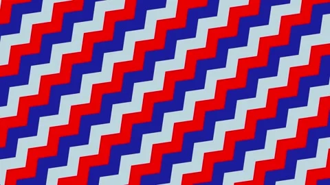 Red Blue Gray Chevron Pattern. Stock Footage 332149981