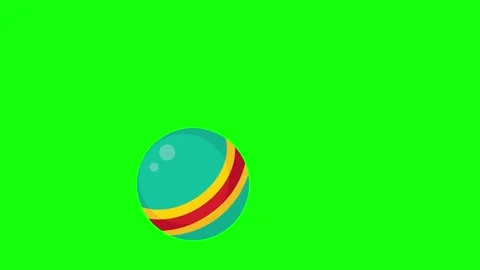 Red, Blue, Green Circle and Screen on Green Screen Background Horizontal 16:9 Stock Footage 339443094