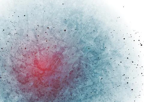 Red blue grunge texture abstract background with black particles Stock Illustration