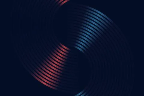 Red Blue modern Lines Illustrazione stock