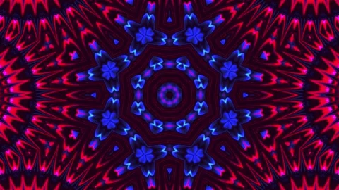 Red Blue Neon Lights Background Stock Footage 241695282