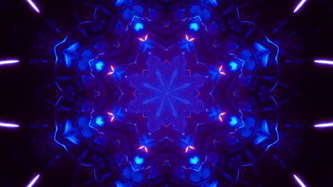 Red Blue Neon Motion Background Vj Loop. Infinitely looped animation. Stock Footage 188060957