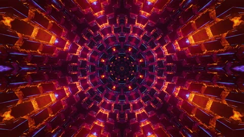 Red Blue Neon Motion Background Vj Loop. Infinitely looped animation. Stock Footage 189858984