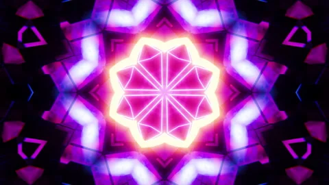 Red Blue Neon Motion Background Vj Loop. Infinitely looped animation. Stock Footage 195284300
