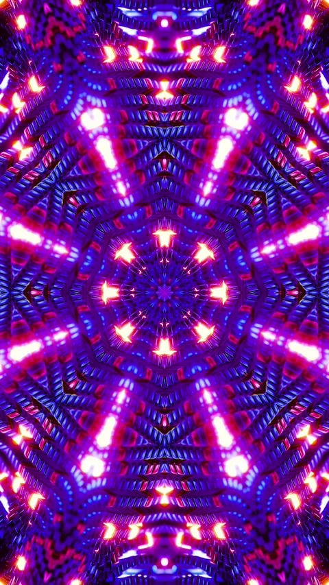 Red Blue Neon Motion Background Vj Loop. Vertical looped video Stock Footage 226374375