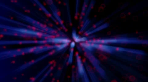 Red &amp; Blue sparkle. Stock Footage 26043910