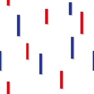 Red Blue Square Abstract White Background Stock Illustration
