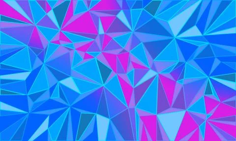 Red blue triangle abstract background Christmas and New year Stock Illustration