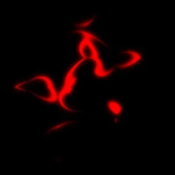 Red blur neon lighting effects texture for text or copyspace on isolated back Stock Illustration