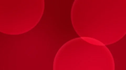 Red blurred circles on seamless loop background. Soft shapes create bokeh Vidéo 309855829