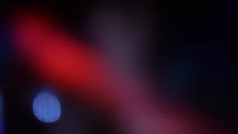 Red blurred spots float on the background of other colors Stock-Footage 105944074