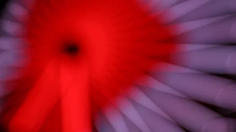 Red blurry light show on ferris wheel at night Stock Footage 122512325