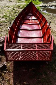 Red boat Stock Photos