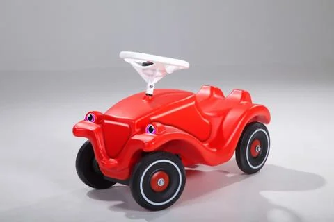 Red bobby car Stock Photos