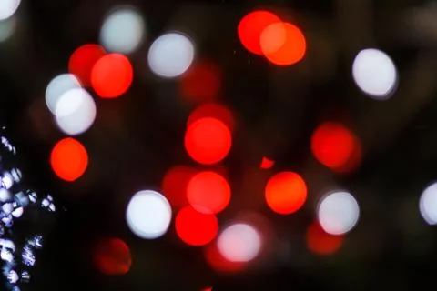 Red  bokeh 2 Stock Photos