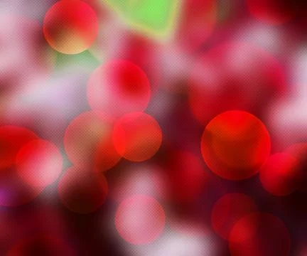 Red bokeh backdrop Illustrazione stock