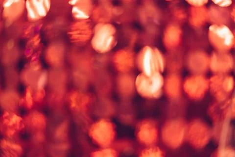 Red bokeh background with copy space and intresting pattern Stock Photos