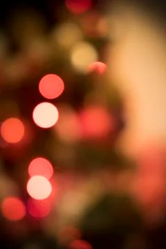 Red Bokeh Background Stock Photos
