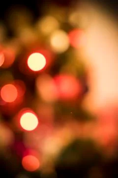 Red Bokeh Background Stock Photos