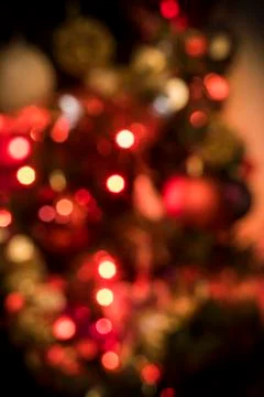 Red Bokeh Background Stock Photos