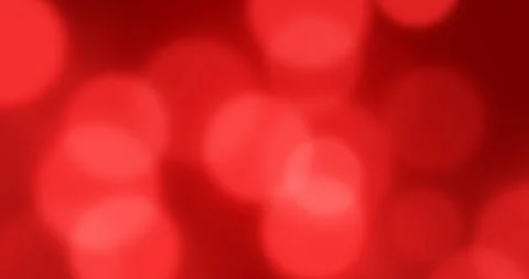 Red Bokeh Light Background with Soft Blurred Circles. Loop Animation Stock Footage 319923886