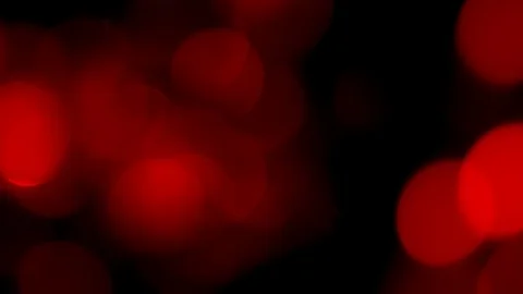 Red bokeh light effect abstract background, animation of sparkle circles Stock Footage 125614114