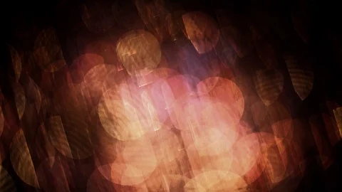 Red bokeh light effect abstract background, animation of sparkle circles Stock Footage 125615010