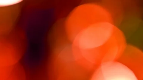 Red bokeh light effect abstract background, animation of sparkle circles Stock Footage 125618873