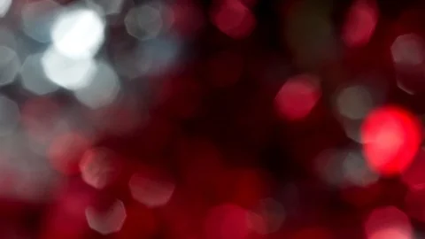 Red bokeh light effect abstract background, animation of sparkle circles Stock Footage 125622163