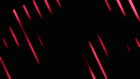 Red bokeh light lines diagonal abstract dotted neon matrix seamless loop Stock Footage 339248184