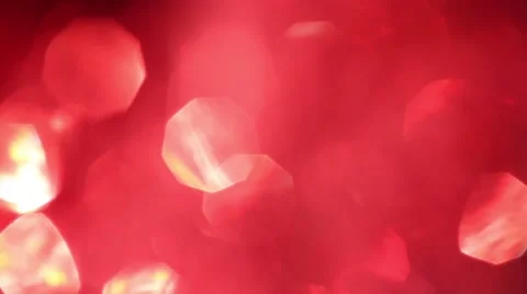 Red bokeh lights Stock Footage 60907647