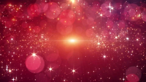 Red bokeh particles festive video backdrop Stock Footage 141707908