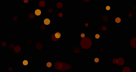 Red bokeh on particles floating in the air Stock Footage 219711522