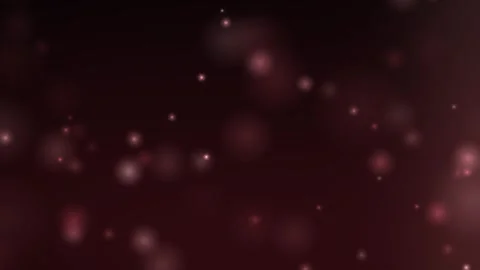 Red Bokeh Particles Floating on Dark Background Motion Graphic Vidéo 347658518
